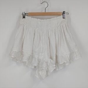 Aerie High Waisted Ruffle Shorts
